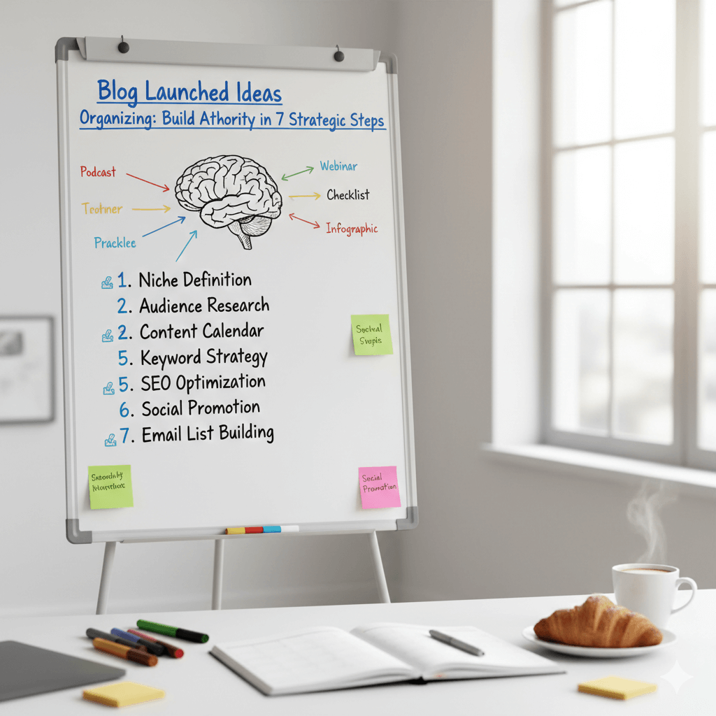 blog launched ideas organizing