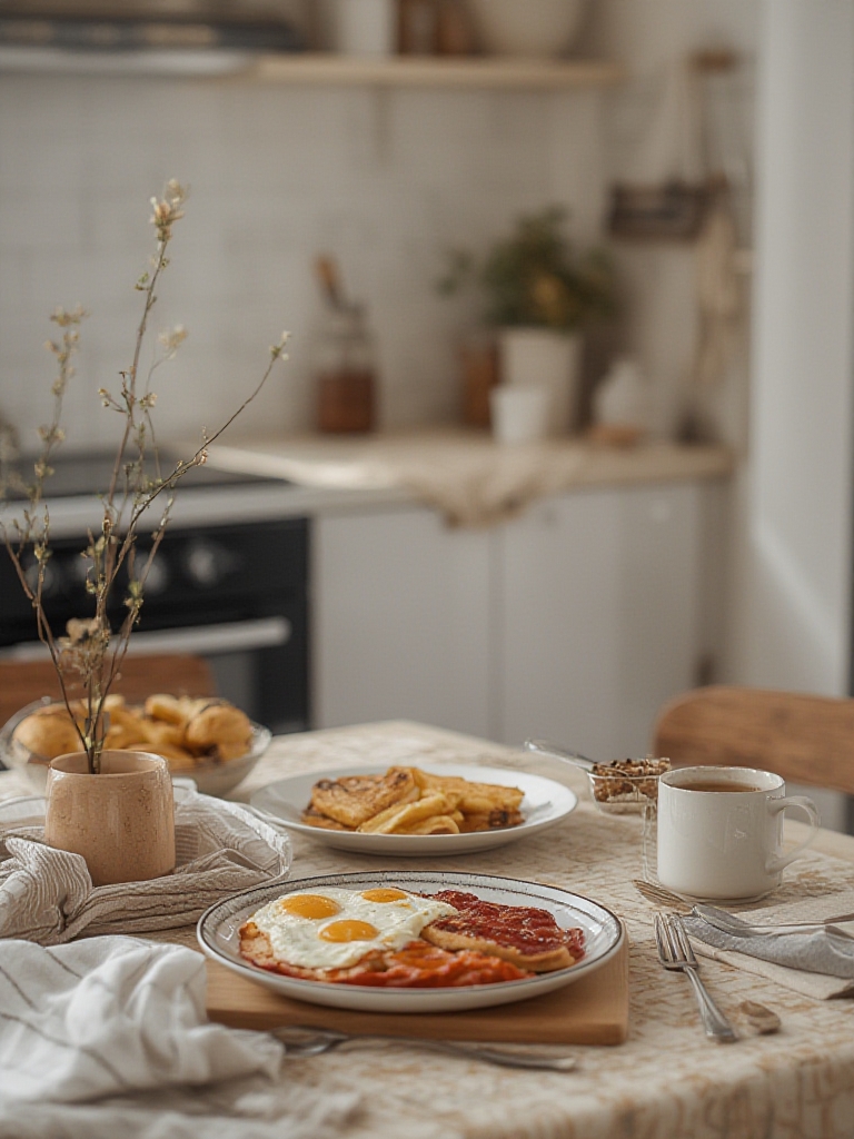 Quick breakfast meal preparation